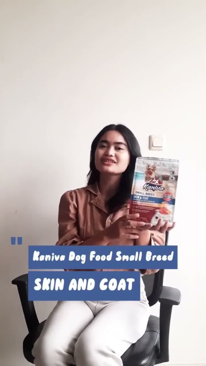 Kaniva Dog Small Breed Indoor 1.3KG Dry Food - All Life Stages - Premium Dry Food / Makanan Anjing Kering Ras Kecil Mini Adult Puppy rasa Salmon Segala Usia Anak Dewasa 1.3 KG - video produk