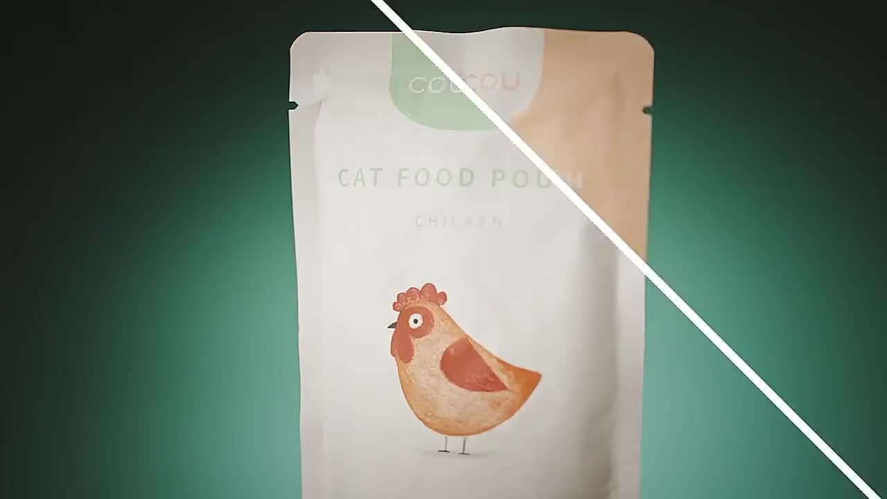 COUCOU Pouch Wet Cat food 85GR All Life Stages - Makanan Basah Saset Kucing COU COU Semua Tahap Usia 85 GR - video produk