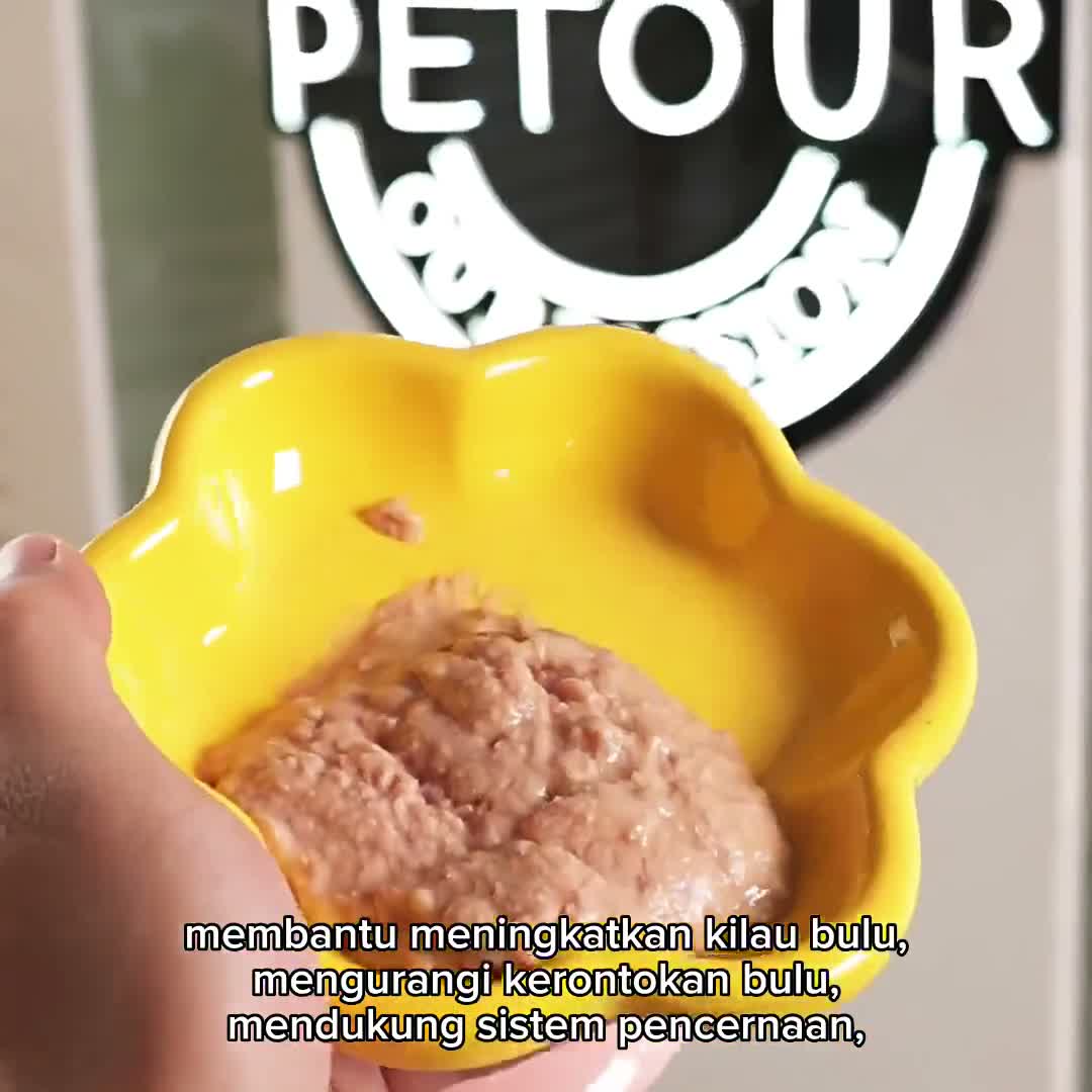 Mr. Vet Nutrition Cat Pouch All Life Stages Functional 70GR - Makanan Basah Saset Kucing Mr.Vet Semua Tahap Usia Fungsional Kesehatan 70 GR - video produk