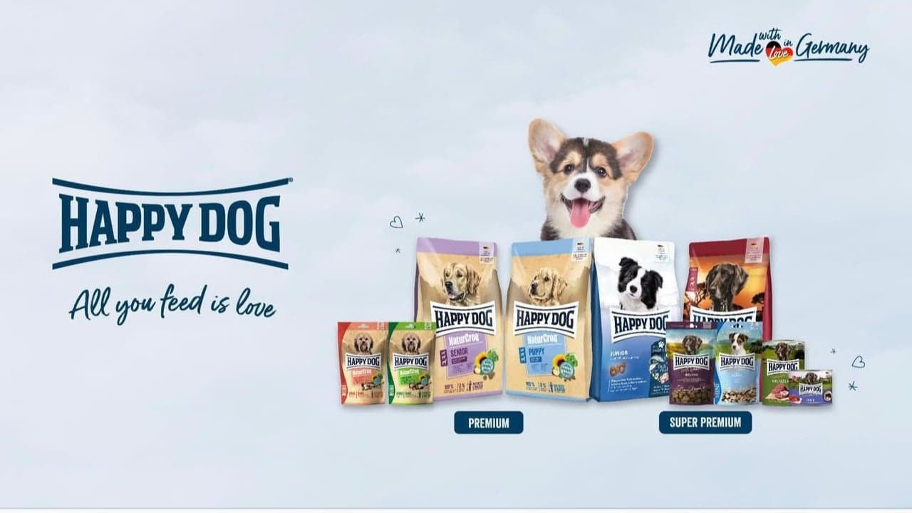 Happy Dog — All you feed is love. Made with love in Germany.